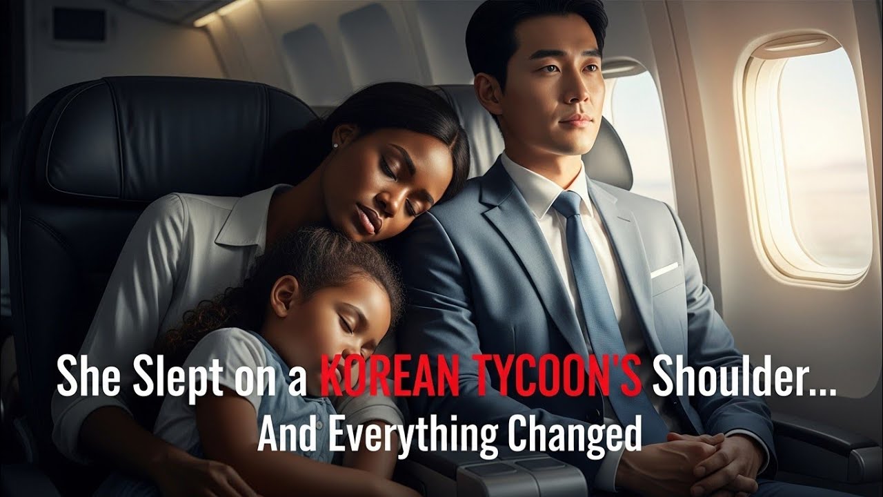 BLACK Mom With Her BABY Falls Asleep On A TYCOON CEO's Shoulder On Flight-Wakes Up SHOCKED #kdrama
