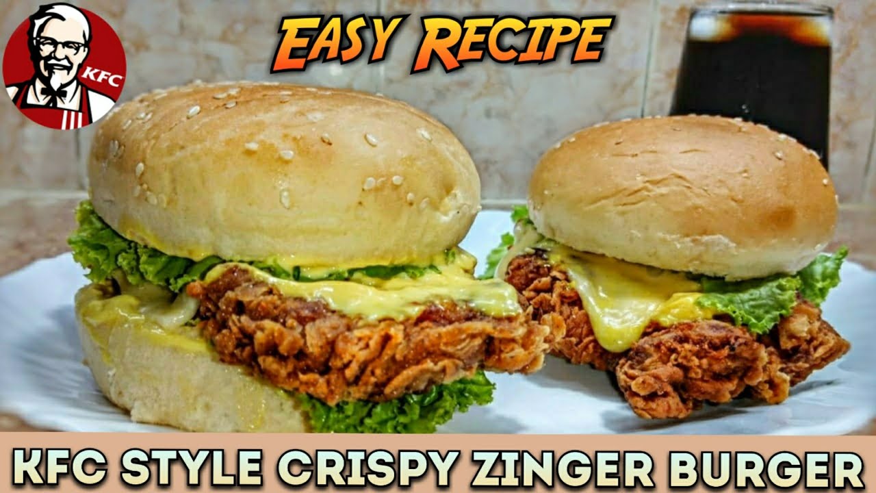 Kfc Zinger Burger Recipe In Urdu