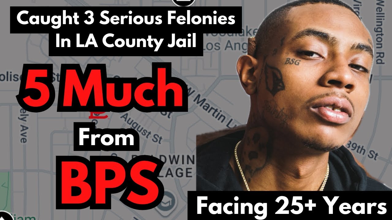 5 сотрудников BPS поймали троих тяжких преступников в тюрьме округа Лос-Анджелес, им грозит более...