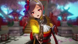 【原神/Genshin Impact】千織でKARA - 'CUPID'【4K】【MMD】【カメラ配布/Camera DL】