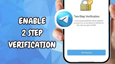 How To Enable 2 Step Verification In Telegram - Latest Method