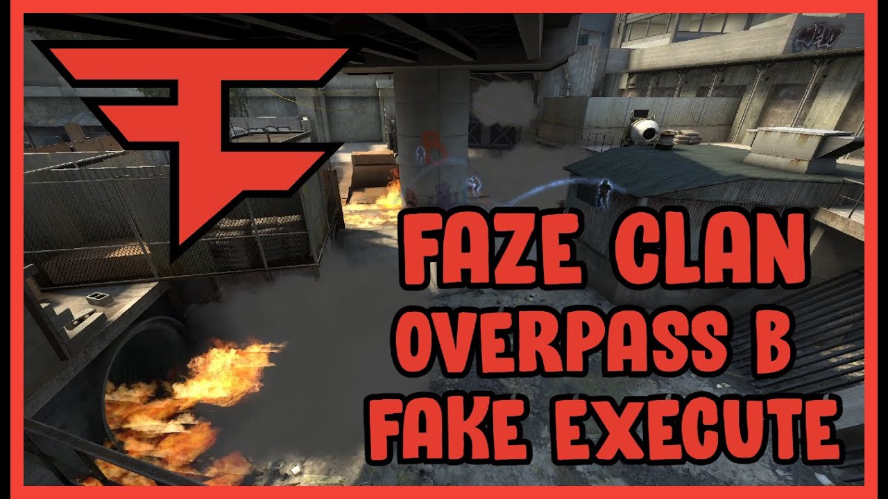 FaZe Clan Overpass B Site Fake (CS:GO Strategy Breakdown)
