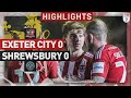 Exeter City Shrewsbury goals and highlights