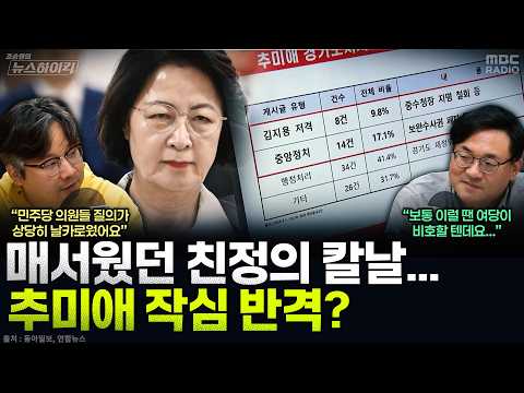 [News High Kick] Sharp questioning from ruling party lawmakers... Choo Mi-ae denies President Lee...