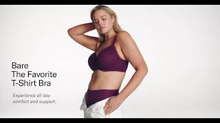 Bare is made to give curves comfortable, confident support. Bands 30-44 and cups A-I