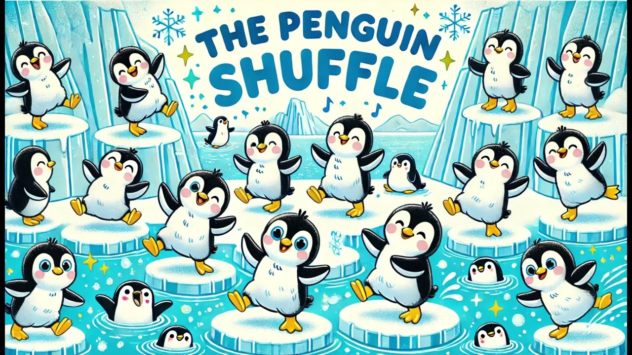 The Penguin Shuffle | Waddle, Slide, and Dance Like Penguins
