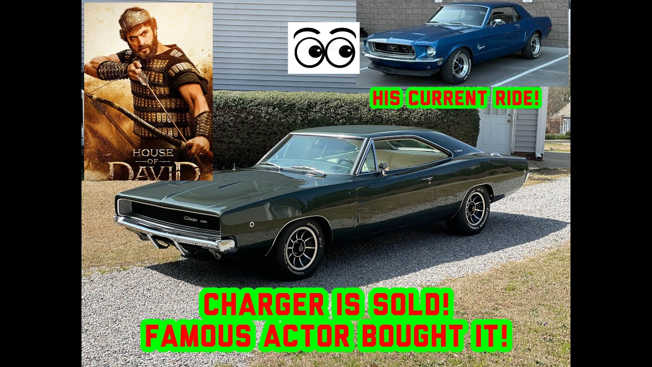 My 1968 Charger was purchased by a famous actor!  I also talk about selling process & build history.