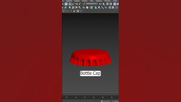 easiest possible way to make bottle cap in 3ds Max #3dsmax #autocad #badguy #cover #architecture