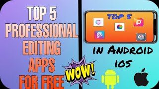TOP 5 PROFESSIONAL EDITING APPS ON ANDROID/ screenshot 5