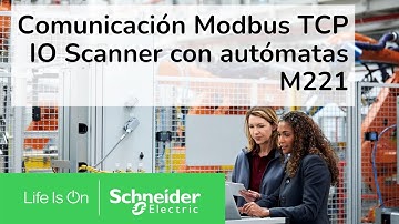 M221 - Ejemplo de programación con Modbus TCP IO Scanner