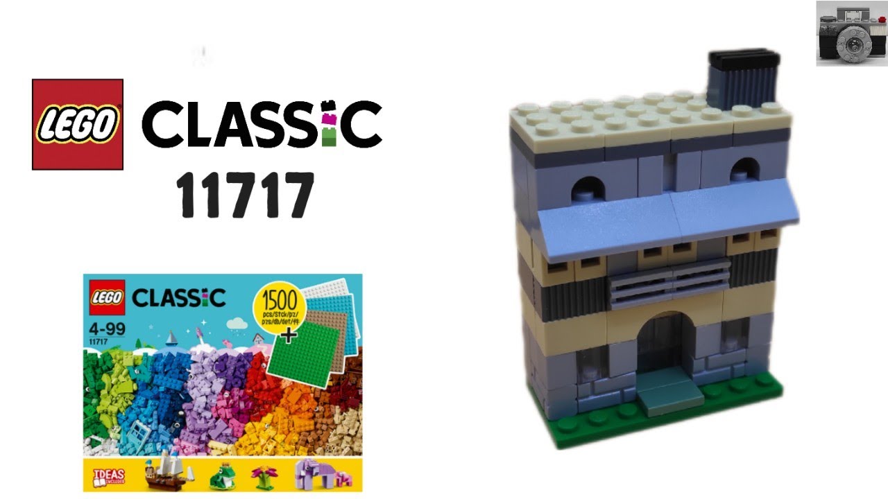 How to build mini house. Lego classic 11717(10717) building instructions