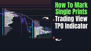 How To Mark Single Prints (TPO Profile on Trading View)