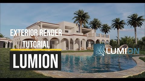 Lumion 9 Exterior Tutorial 37 - Fast Visualization with Lumion