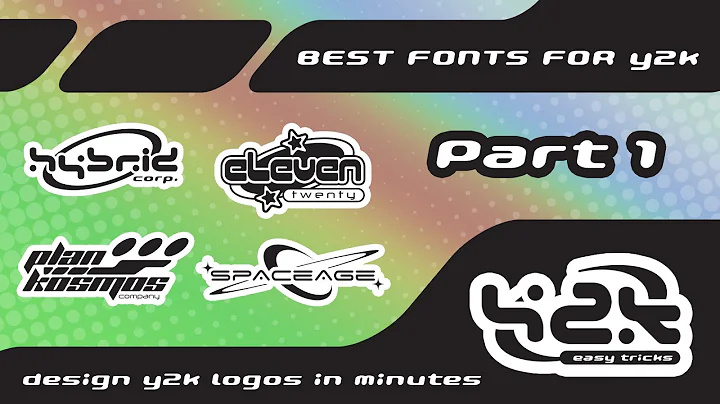 Elevate Your Logo Design with these Free Y2K Fonts