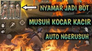 NYAMAR JADI BOT BARENG DIKO PRASETYA, AUTO NGAKAK - FREE FIRE INDONESIA
