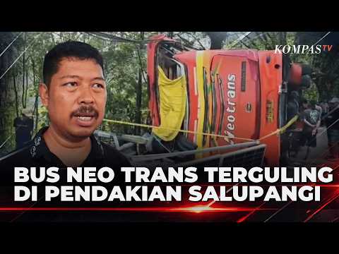 Bus Carrying 29 Passengers Overturns on Salupangi Hill, Mamuju; Police Question Driver | SAPA MALAM