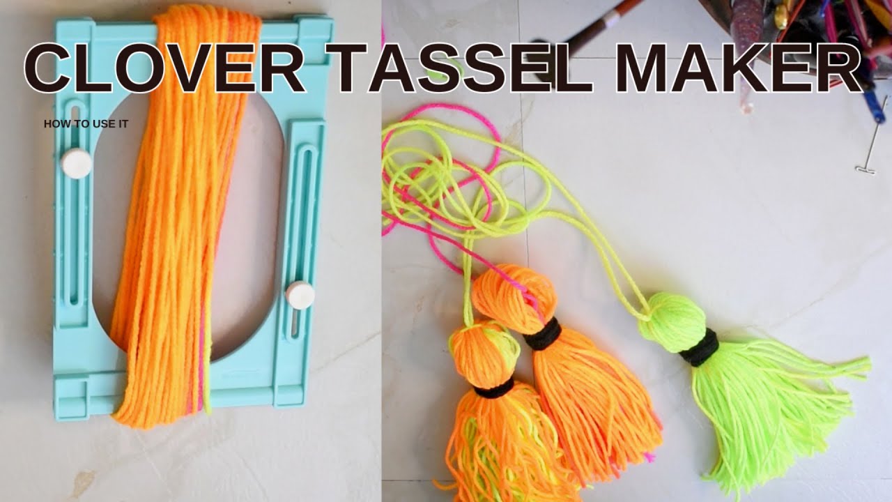 Clover Tassel Maker Demo  Craft Tutorial 