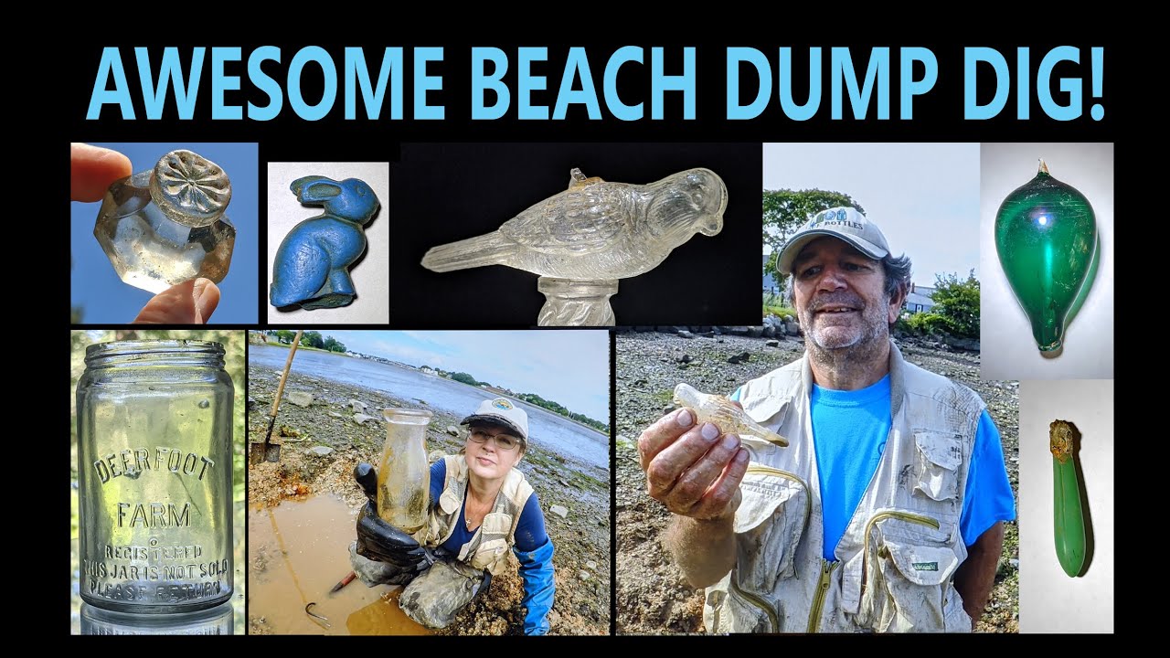 WE DUG UP A 1930'S CHRISTMAS TREE!! SCARCE DAIRY JAR FOUND BOTTLE DIGGING / MUDLARKING TREASURES