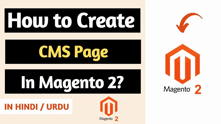 How to Create CMS Page in Magento 2? [Hindi/Urdu] 🔥🔥🔥