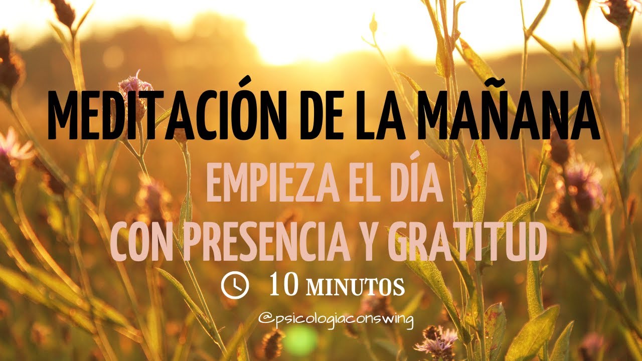 🌞Meditación de la mañana para empezar el día con presencia y gratitud 🕰 ...