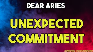 ARIES Unexpected commitment, August Tarot Love Reading