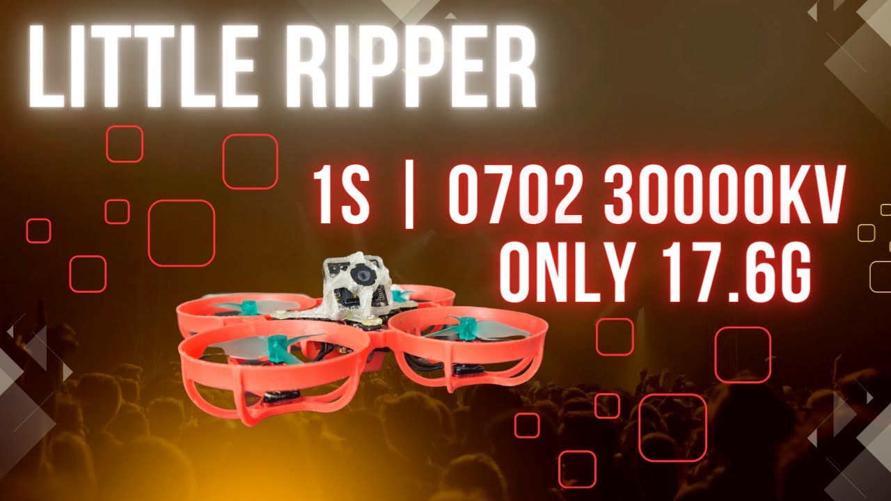 1S fpv drone that rips! 17.6g,  0702 30000KV | Build in description