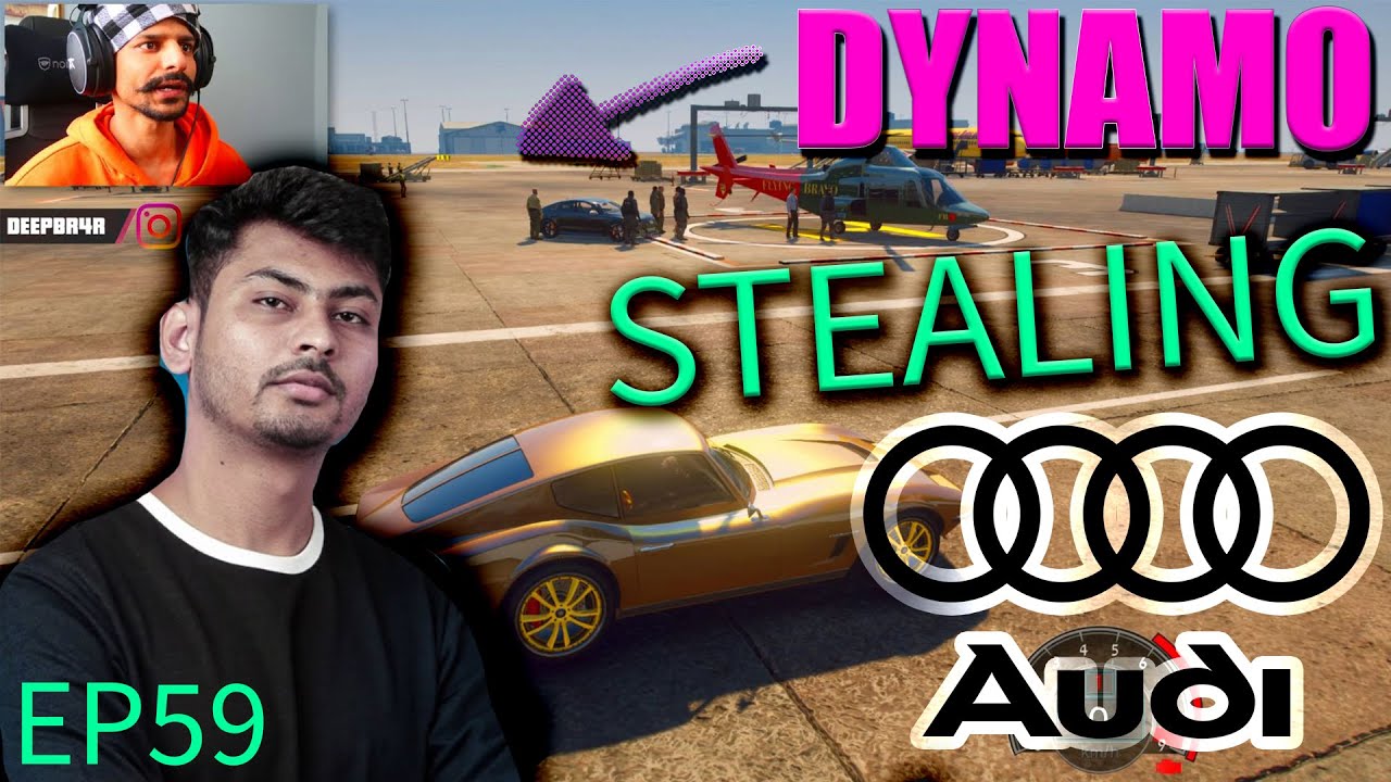 Stealing @DynamoGaming AUDI CAR !! New INDIAN GTA VIDEO | BrarTV | EP59