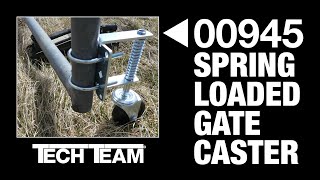 The Best 8” Swivel Gate Caster Wheel for Tubular Steel Farm / Cattle Gates is Tech Team’s 00945