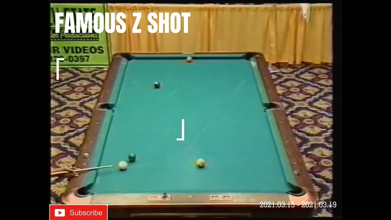 "The Magician" Efren Bata Reyes famous Z Shot I Reyes vs Strickland