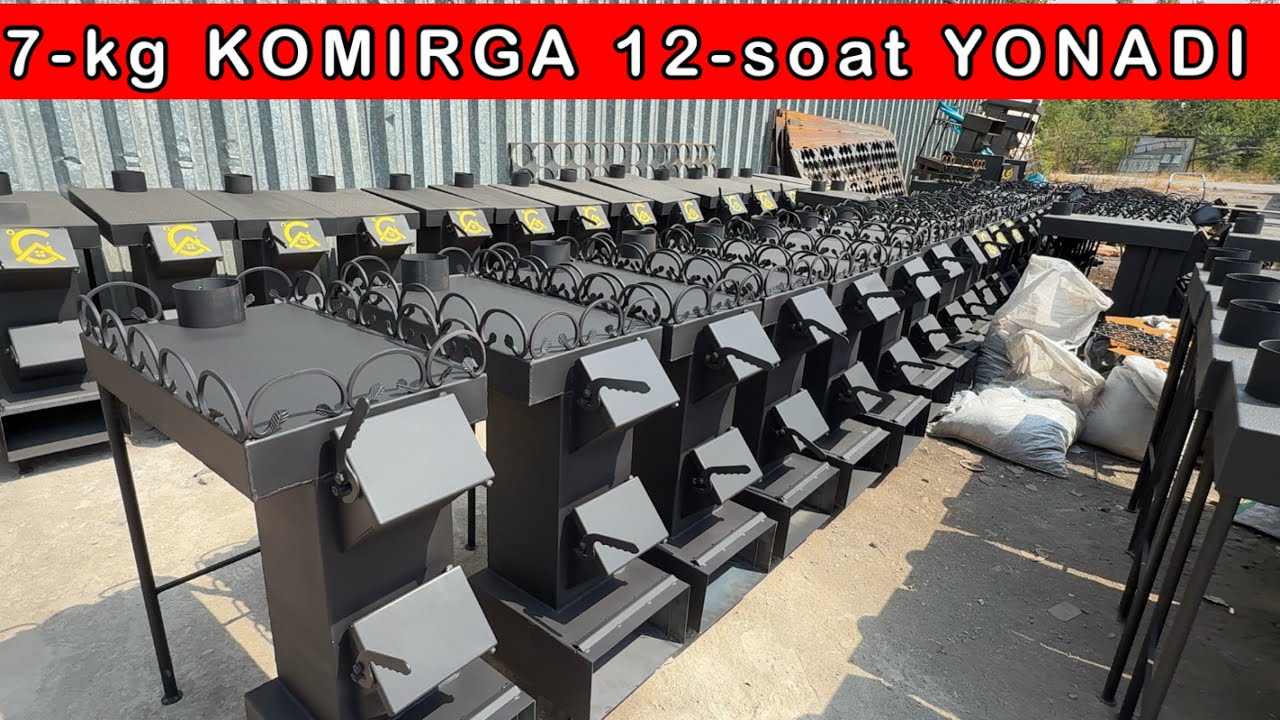 	“12 Soat Faqat 7 kg Ko‘mir Bilan! EKONOM Pechka Sinovdan O‘tdi!”