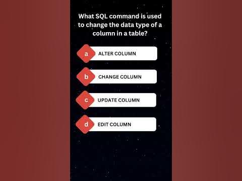 SQL to change DATA TYPE of a COLUMN #sqlfordataengineer #learnsql # ...
