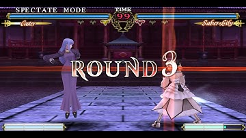 Fate Unlimited Codes PSP - Caster vs Saber Lily