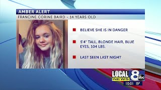 Amber Alert issued for missing 14 year old from Blackfoot canceled