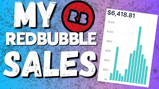Comparing 5 days worth of Sales on Redbubble