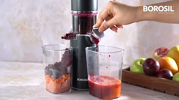 Easy Juice Cold Press Slow Juicer | Relax and rewind with the new Borosil Juicer