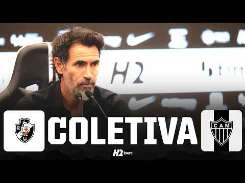 Eduardo Domínguez fala ao vivo após Vasco x Atlético-MG pelo Brasileirão