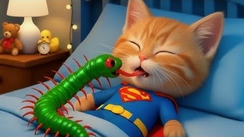 Oh My God! 🐛 Super Kitten Gets in BIG Trouble After Eating a Magical Bug | Epic Cat Animation 