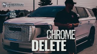 Chrome Delete Transformation 2023 GMC Yukon Denali Makeover Colour Matching Perfection