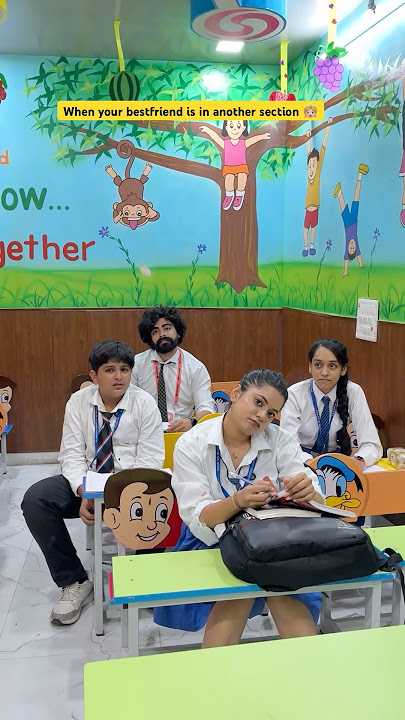 Jab apki best friend alag section m ho 🥲👧🏼 #shorts #sejalgabashorts #school #ytshorts