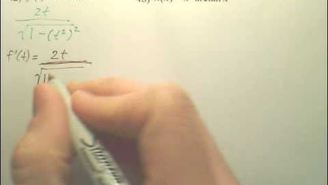 5.6 Inverse Trigonometric Differentiation - Calculus