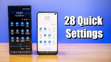 28 Samsung Galaxy S10 & Note 10+ Quick Settings