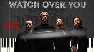 Alter Bridge - Watch Over You Piano Tutorial