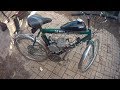 Велосипед с бензиновым мотором 80сс , тест на даче