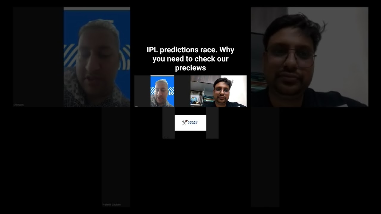 IPL predictions- we getting right 