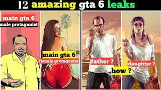 12 amazing  gta 6 leaks | Gta 6 Release Date | gta 6 leaks Map | gta 6 news | gta 6 leaks hindi |