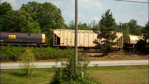 CSX Trains in Newnan, GA