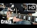 Aerosmith Crazy guitar cover with solos (+ Lyrics) HD