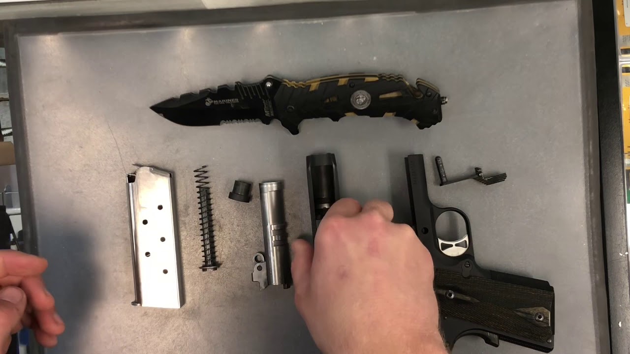 Sig Sauer 1911 Disassembly and Assembly - YouTube