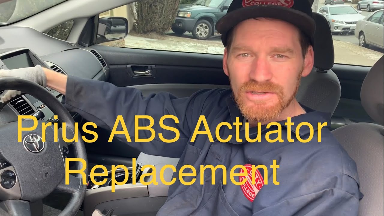 2004-2009 Prius ABS Actuator Replacement - YouTube