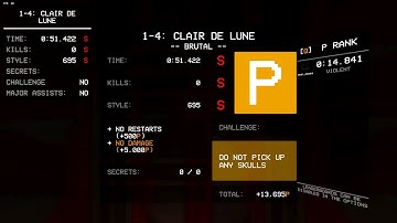 Daily ULTRAKILL P-rank until I get HRT (day 30 | 1-4)